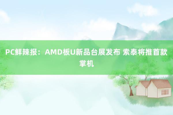 PC鲜辣报：AMD板U新品台展发布 索泰将推首款掌机