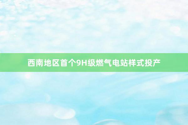 西南地区首个9H级燃气电站样式投产