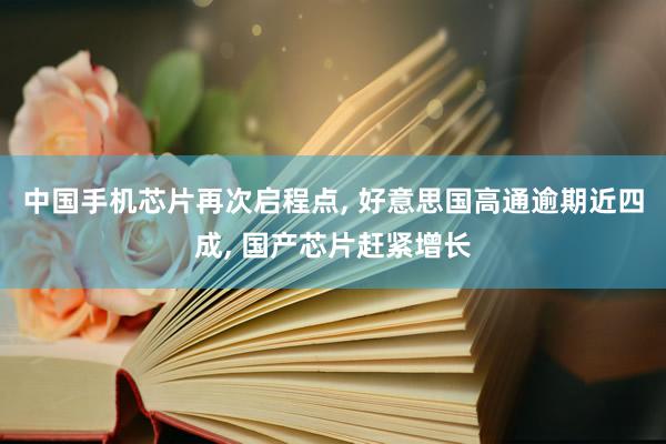 中国手机芯片再次启程点, 好意思国高通逾期近四成, 国产芯片赶紧增长